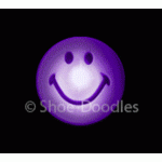 Purple Smiley Face BLINKEEZ Charm